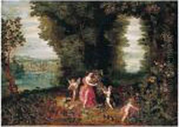 Oil On Panel Oil Painting by Jan Brueghel the Younger