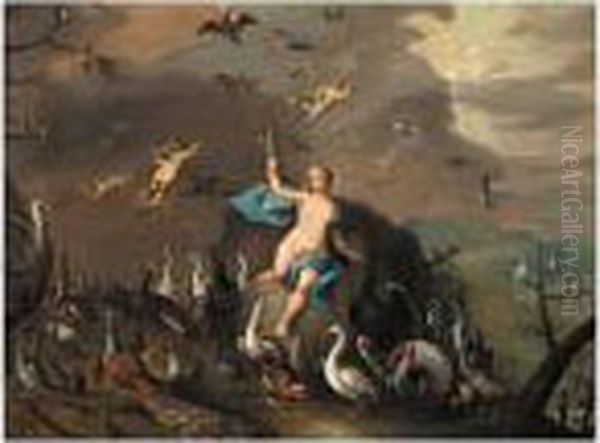 Allegory Of Air Oil Painting by Jan Brueghel the Younger