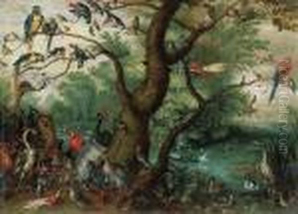 A Concert Of Birds Oil Painting by Jan Brueghel the Younger