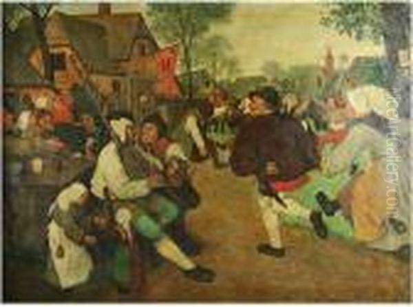 Carnival In Hoboken Oil Painting by Pieter The Elder Brueghel