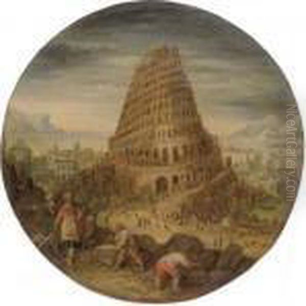 Torre Di Babele Oil Painting by Pieter The Elder Brueghel