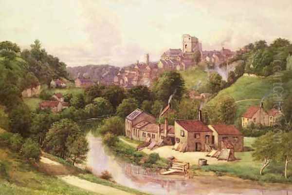 The Dyeworks Oil Painting by Thomas Holroyd