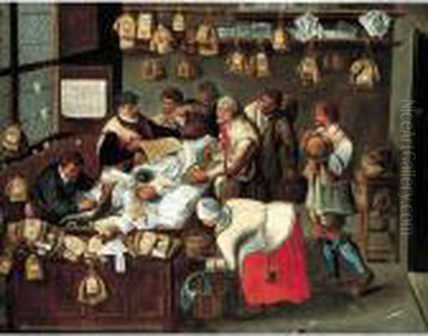 The Tax Collectors Oil Painting by Pieter The Elder Brueghel