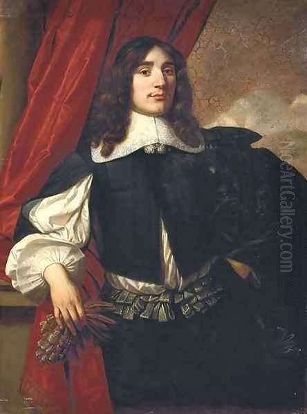 Portrait of a gentleman 5 Oil Painting by Bartholomeus Van Der Helst