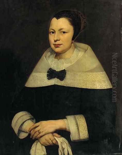 Portrait of a lady 2 Oil Painting by Bartholomeus Van Der Helst