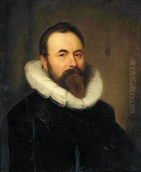 Portrait of a gentleman 2 Oil Painting by Bartholomeus Van Der Helst