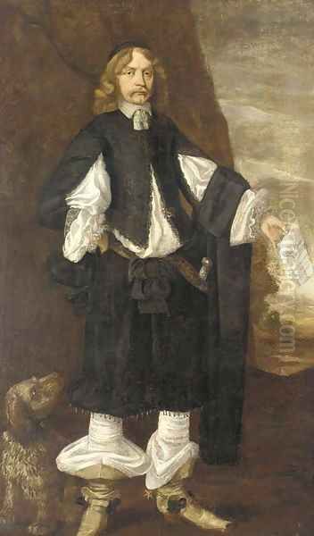 Portrait of a gentleman 3 Oil Painting by Bartholomeus Van Der Helst