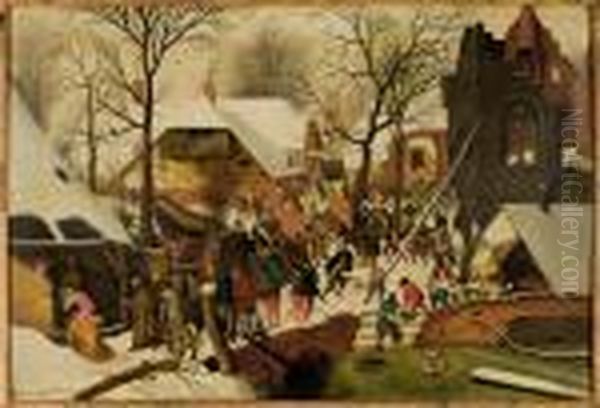 L'adoration Des Mages Oil Painting by Pieter The Younger Brueghel