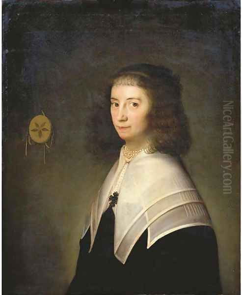 Portrait of a lady Oil Painting by Bartholomeus Van Der Helst