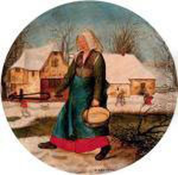 Proverb: 'the Nest Robber' Oil Painting by Pieter The Younger Brueghel