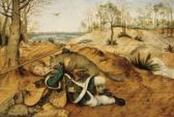 The Good Shepherd Oil Painting by Pieter The Younger Brueghel