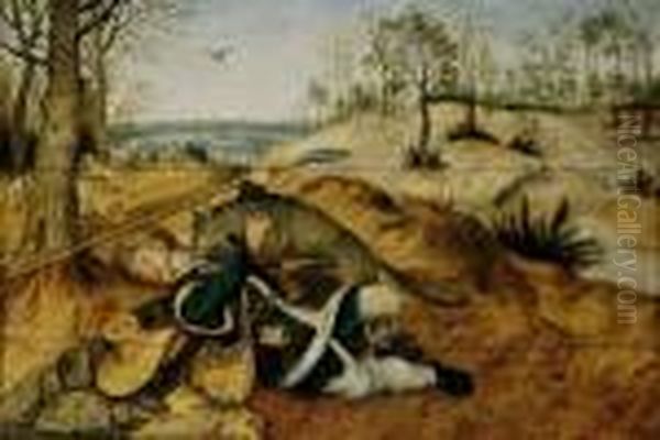 Der Gute Hirte. Oil Painting by Pieter The Younger Brueghel