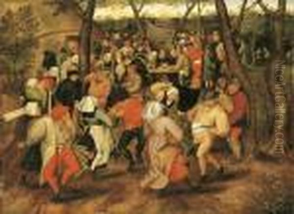 The Wedding Dance Oil Painting by Pieter The Younger Brueghel