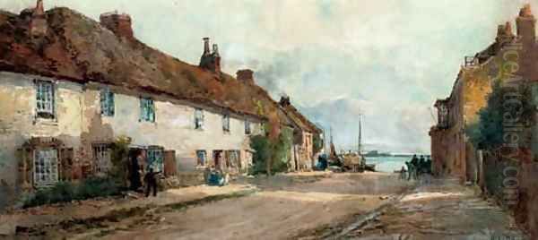 Langstone, Hampshire Oil Painting by Georges Charles Haite