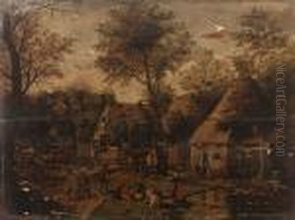 Breughel Ii, P Oil Painting by Pieter The Younger Brueghel