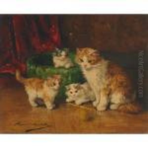 The Proud Mother Oil Painting by Alphonse de Neuville