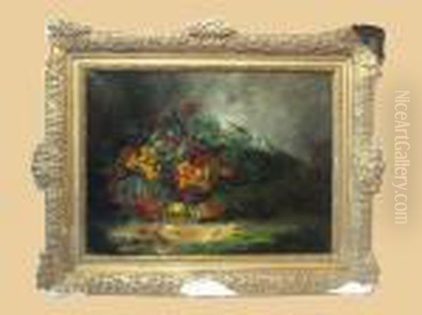 Jonche De Fleurs Oil Painting by Alphonse de Neuville