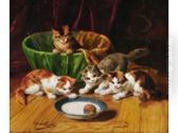 La Ronde Des Chats Oil Painting by Alphonse de Neuville