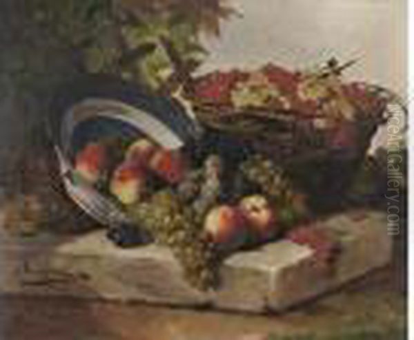 Nature Morte Aux Oil Painting by Alphonse de Neuville