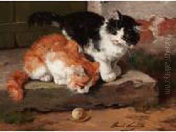 Surprise Oil Painting by Alphonse de Neuville