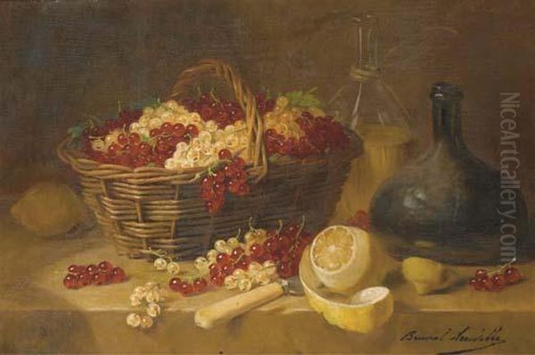 Groseilles Et Citrons Oil Painting by Alphonse de Neuville