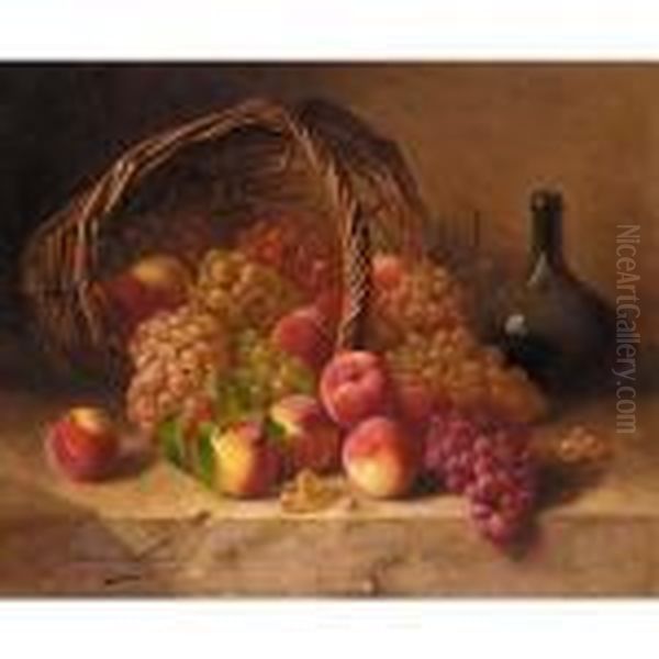 The Fruit Basket Oil Painting by Alphonse de Neuville