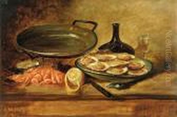 The Day's Catch Oil Painting by Alphonse de Neuville