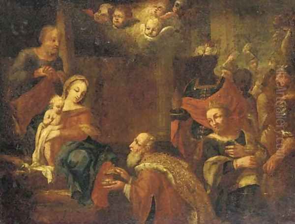 The Adoration of the Magi 2 Oil Painting by Joseph The Elder Heintz