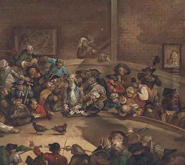 The cockpit Oil Painting by William Hogarth