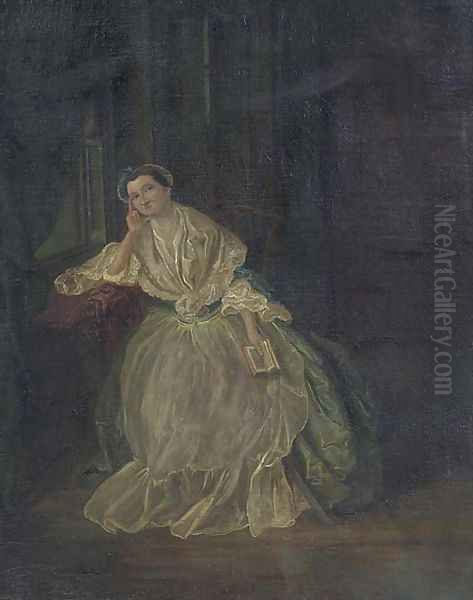 Portrait of a lady Oil Painting by William Hogarth