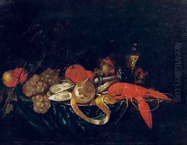 Still Life Oil Painting by Cornelis De Heem