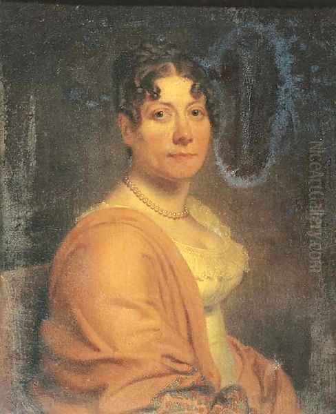 Portrait of Ester Sara Elisabeth Rijgersbos (1780-1813) Oil Painting by Charles Howard Hodges