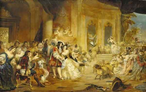 An Incident at the Opera Oil Painting by Edward Matthew Hale