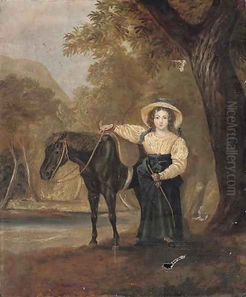 The favourite pony Oil Painting by James Hardy