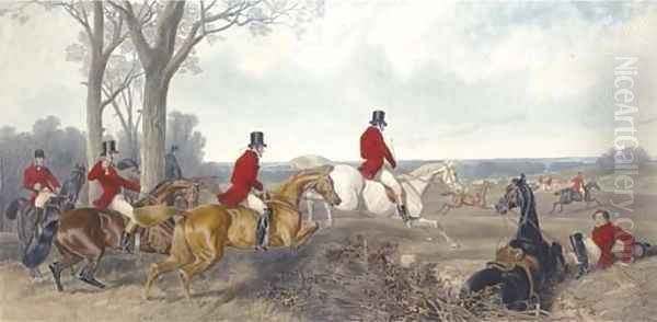 The run Oil Painting by John Frederick Herring