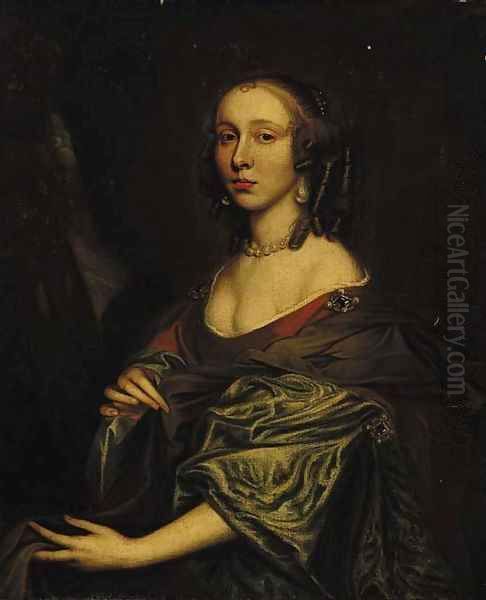 Portrait of a lady Oil Painting by John Hayls