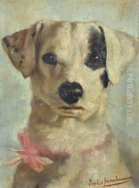 A Jackrussel Oil Painting by Sophie Hirschmann