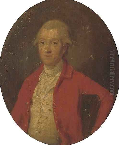 Portrait of a gentleman, traditionally identified as Lloyd Hesketh Bamford Hesketh of Gwrych (1788-1861) Oil Painting by Thomas Hickey