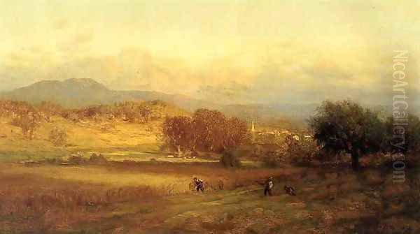 Autumn Oil Painting by George Inness