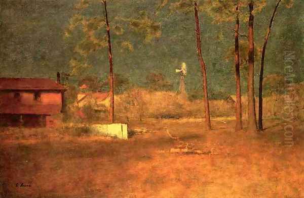 George Inness's Home, Tarpon Springs, Florida Oil Painting by George Inness