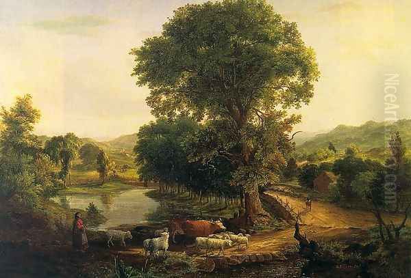 Afternoon 1846 Oil Painting by George Inness