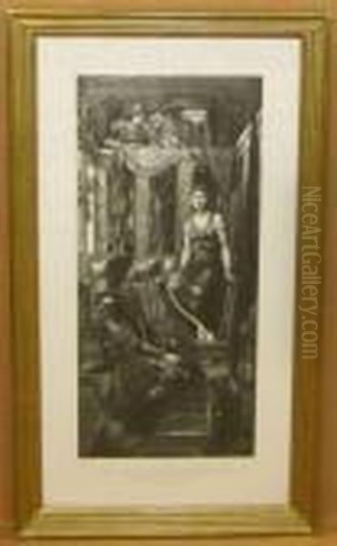 King Cophetua And The Beggar Maid Oil Painting by Sir Edward Coley Burne-Jones