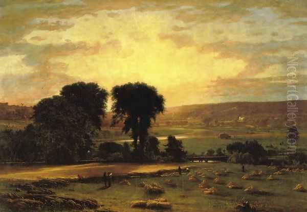 Peace And Plenty Oil Painting by George Inness