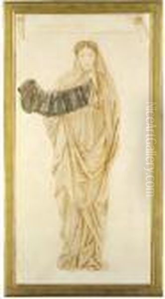 Philomela Oil Painting by Sir Edward Coley Burne-Jones