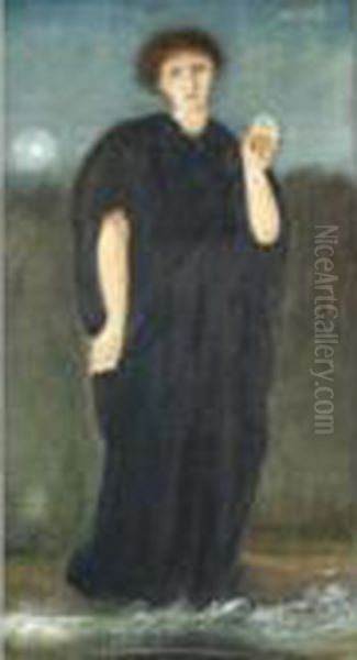 Ariadne Oil Painting by Sir Edward Coley Burne-Jones