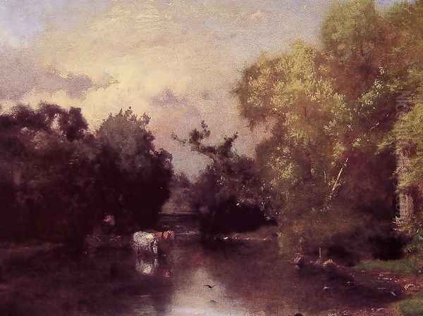 The Pequonic New Jersey Oil Painting by George Inness