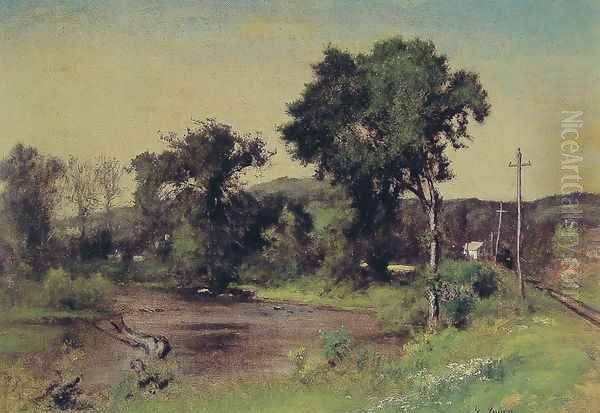 Pompton Junction Oil Painting by George Inness