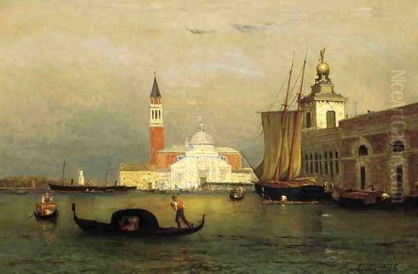 Twilight in Venice Oil Painting by George Inness