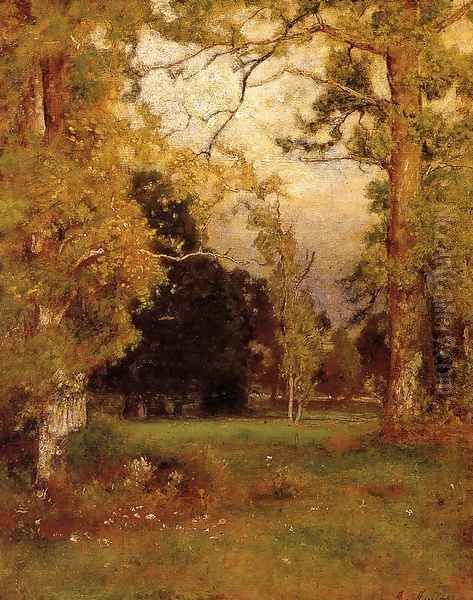 Late Afternoon Oil Painting by George Inness