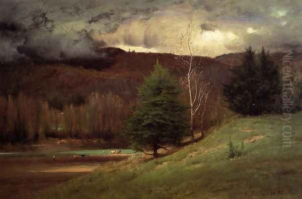 Kearsarge Village Oil Painting by George Inness